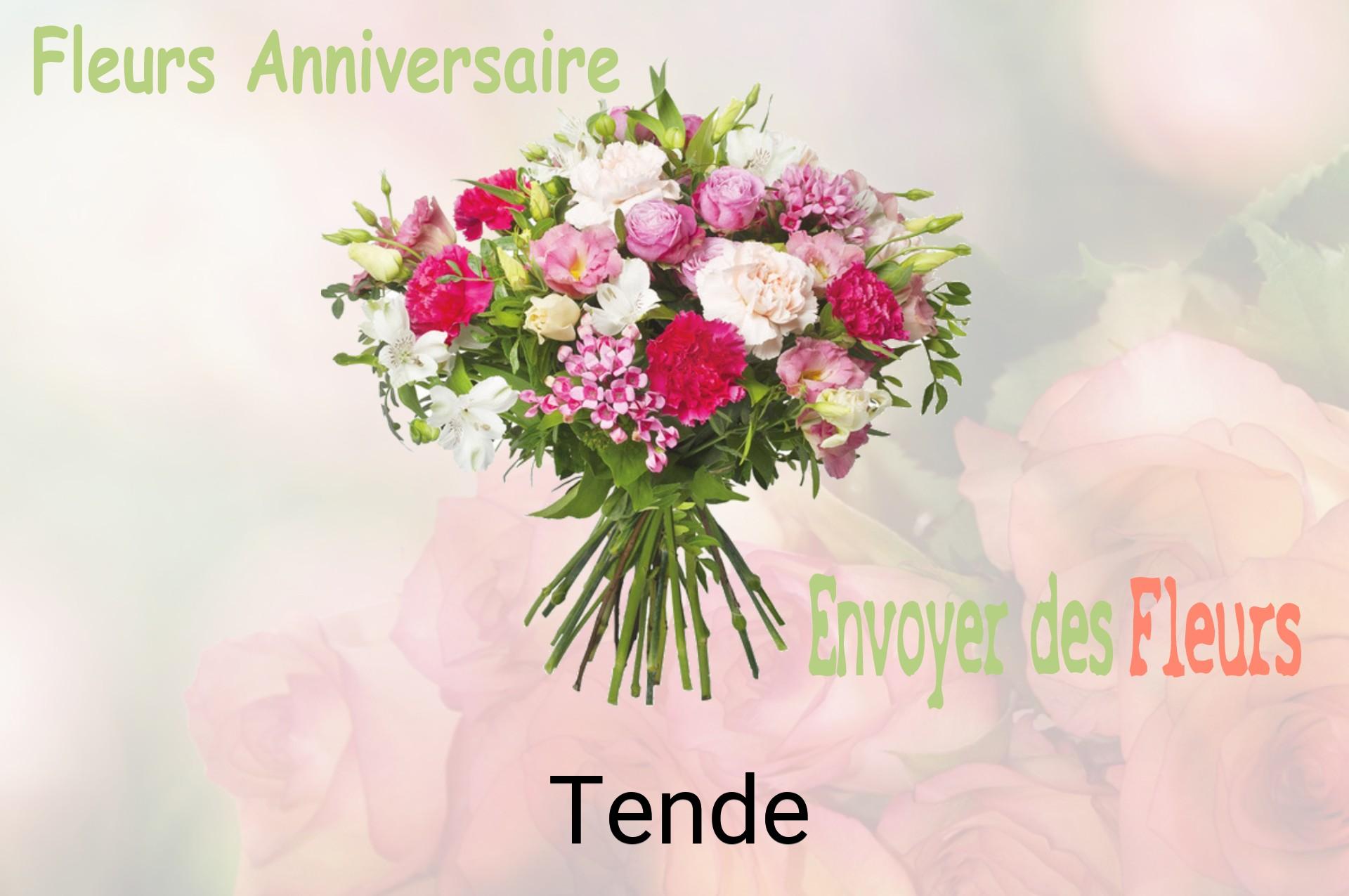 Bouquet de fleurs d’anniversaire livré à Tende