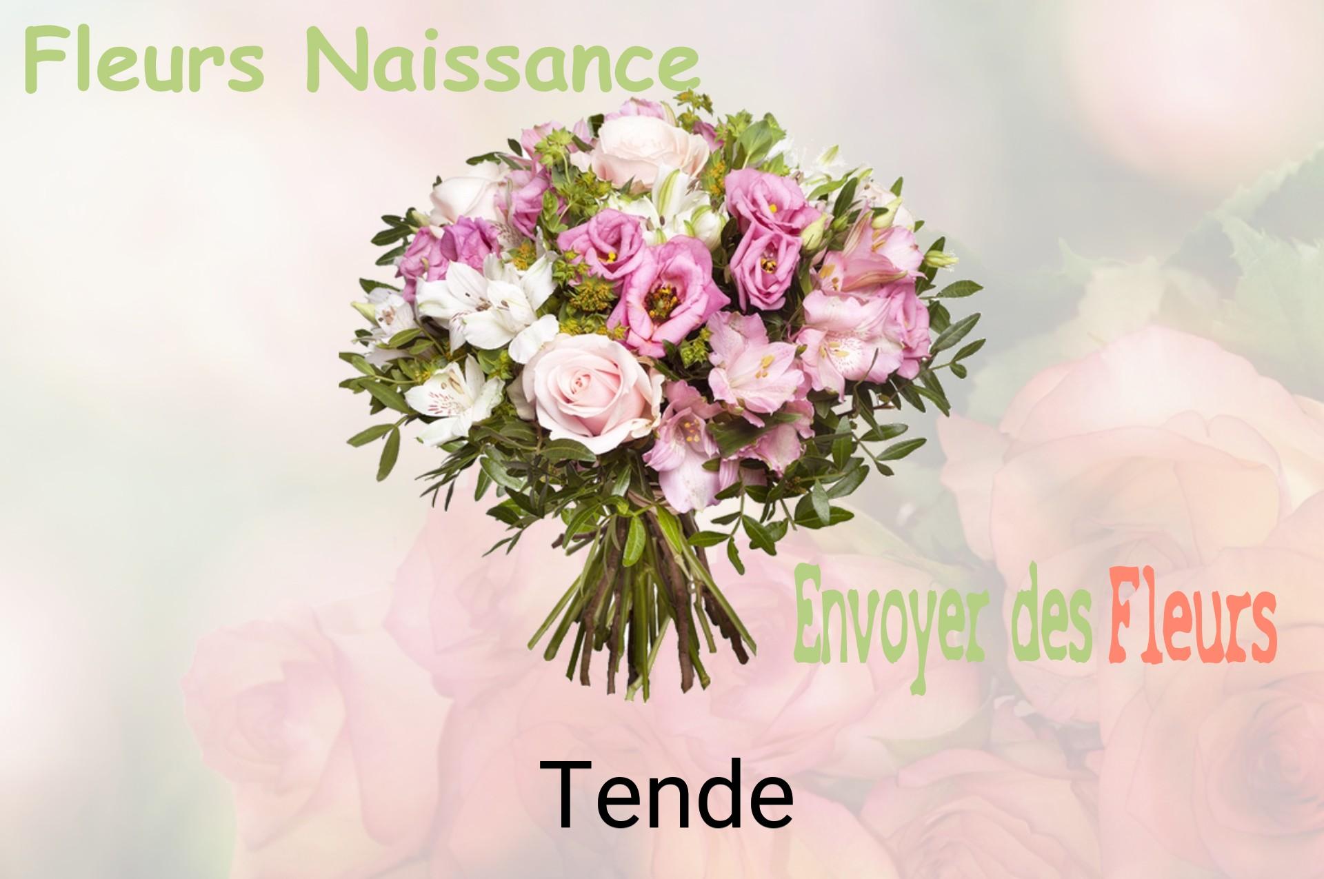 Bouquet de fleurs de naissance livré à Tende